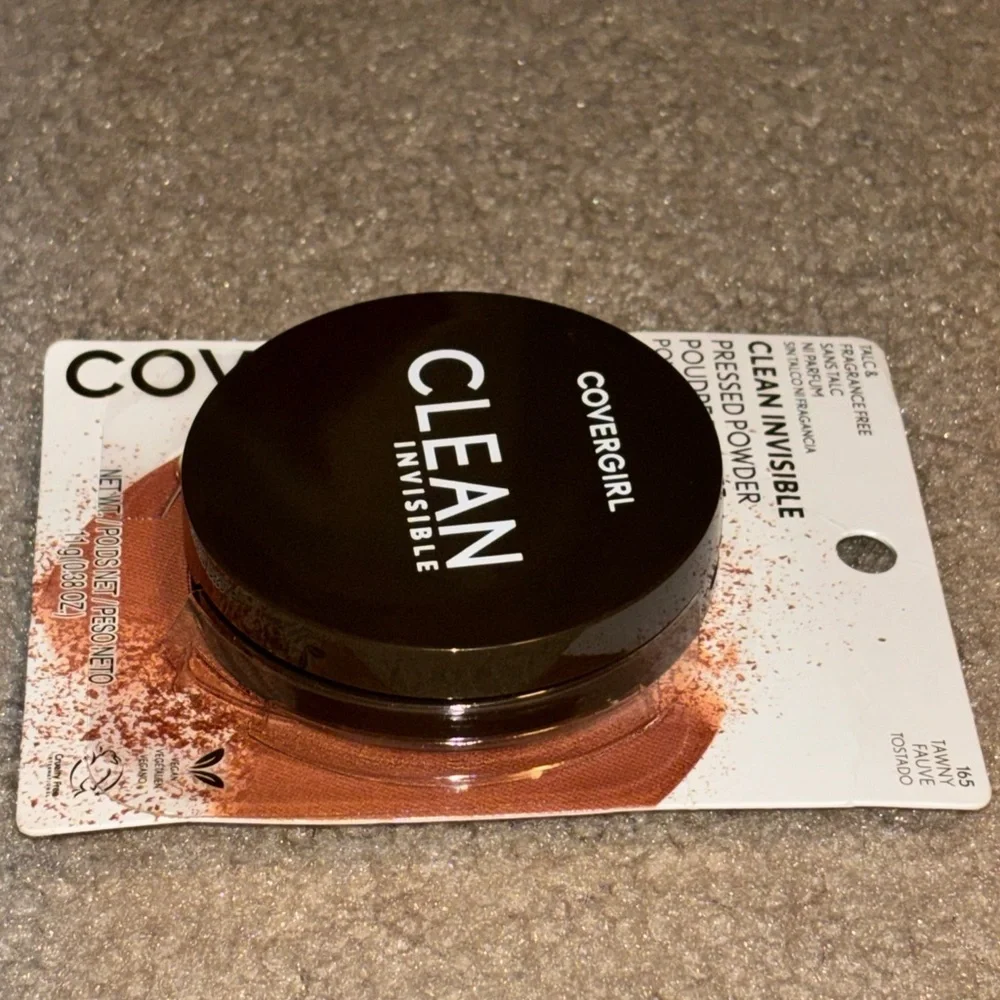 CoverGirl Clean Invisible Pressed Powder - 165 Tawny - 0.38 Oz. New